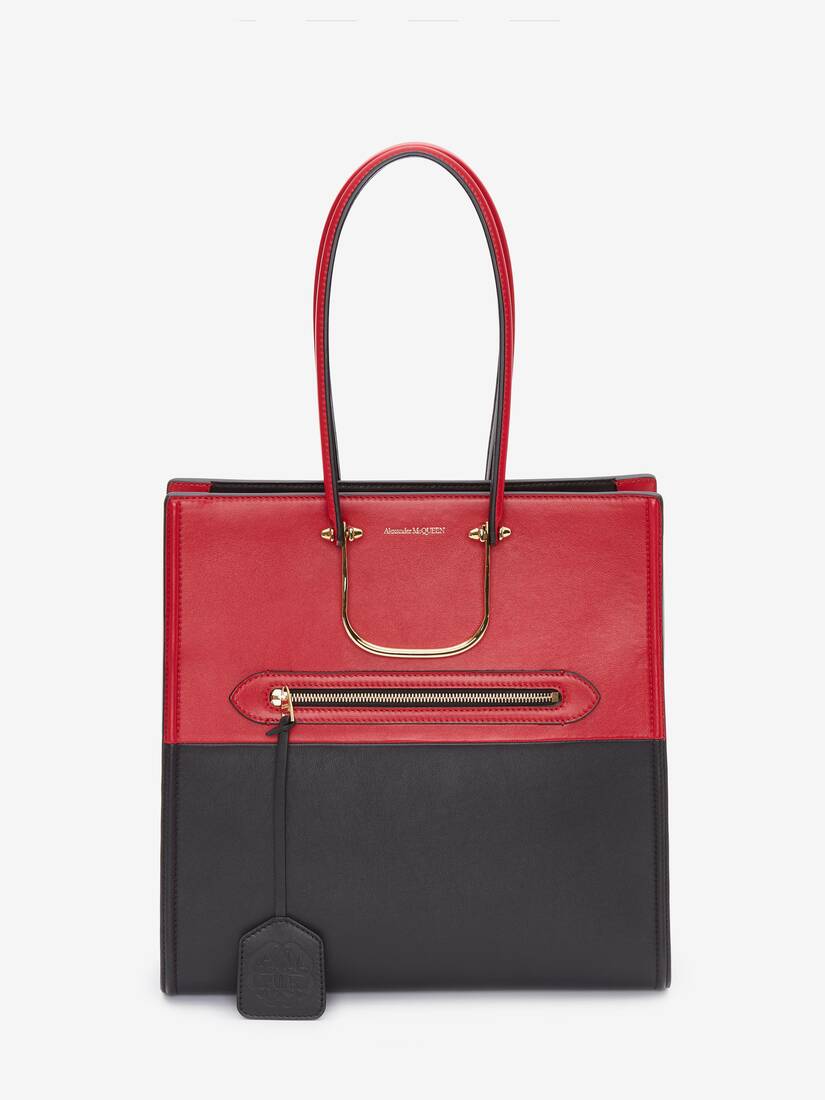 Bolsas De Hombro Alexander McQueen The Tall Story Mujer - Negros/Rojos - Mexico 328-EGIKLQ